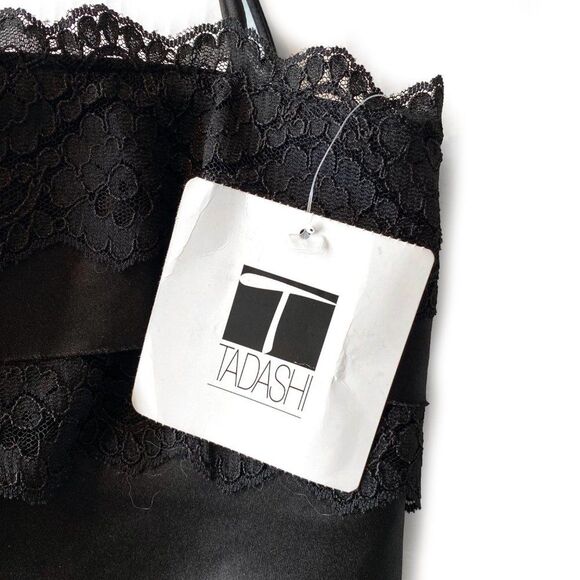 Tadashi Shoji Satin & Lace Cocktail Dress - Picture 6 of 10